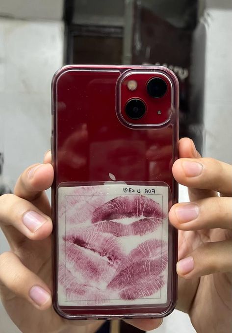 Iphone 13 Red Case, Iphone 13 Red Aesthetic, Iphone 13 Red, Clear Phone Case Design, Phone Case Diy Paint, Creative Iphone Case, Retro Phone Case, Red Iphone, Pinterest Diy Crafts