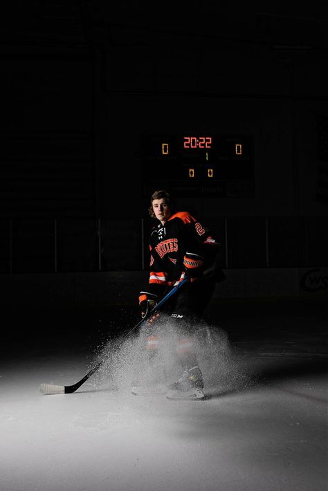 Senior guy on the ice rink for hockey portraits for his senior photos. Hockey Senior Pictures, Hockey Pictures, Senior Guys, Senior Night, Grad Pics, Childhood Photos, Senior Photoshoot, Perfect Sense, Team Photos