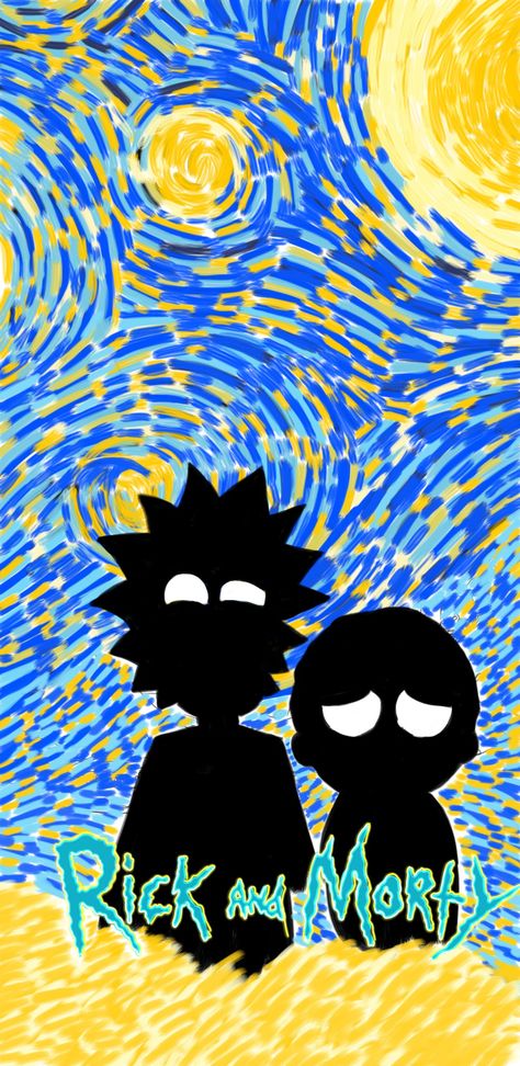 Fan art Rick And Morty Fan Art, Rick Y Morty, Rick And Morty, Starry Night, Kids Rugs, Projects To Try, Fan Art, Fan, Art