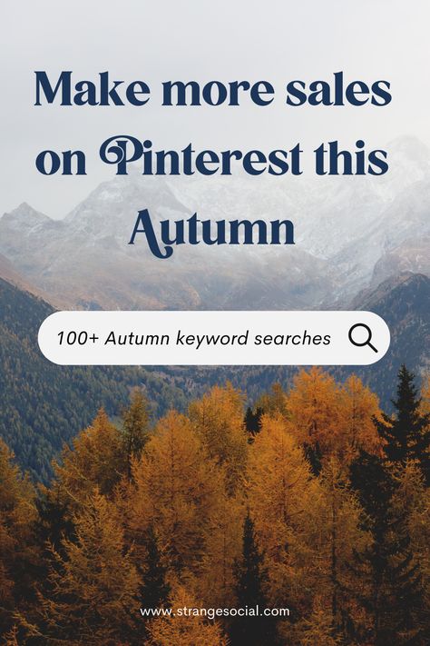 If you have a product or service to sell in Autumn, people on Pinterest are starting to make their purchase decisions for that season in the Summer. ⁠In my latest blog, I have gathered the most popular Autumn keyword searches that pinners are searching for.⁠ Use these words in your seasonal pins to help your content get seen by the right people Keywords For Pinterest, Content Calendar, Pinterest Keywords, Content Calendars, Website Content, Content Ideas, Pinterest For Business, Pinterest Marketing, Beginners Guide