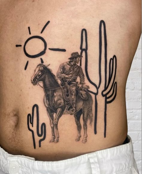 Cowboy Tattoos, Sick Tattoo, Western Tattoos, Flash Tattoo Designs, Back Tattoos For Guys, Unique Tattoo Designs, Custom Tattoo Design, Free Tattoo, Tattoo Flash Art