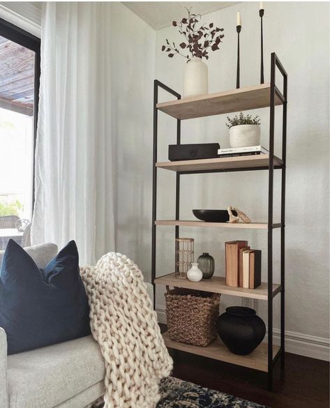 Open Weave Basket - Threshold™ curated on LTK Decor Ladder, Ladder Shelf Decor, Cabinet Bookshelf, Morgan Elizabeth, Weave Basket, Dining Room Cabinet, Walmart Home, Bookcase Decor, Ladder Shelf