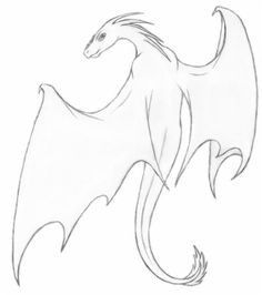 Simple Dragon Drawing, Easy Dragon Drawings, Dragon Anatomy, Drawing Sites, Cool Easy Drawings, Small Dragon Tattoos, Cute Dragon Drawing, Walpapers Cute, Realistic Pencil Drawings