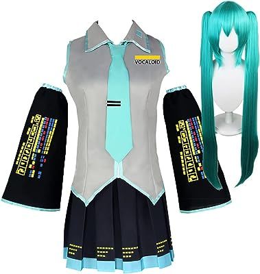 This costume is perfect for daily wear, Halloween costume , theme party, cosplay, on the stage,comic cons, themed parties, etc. It's also the great gift for friends and Anime lovers,fashion enthusiasts,Anime comic exhibition show, parties and so on. This pin contains and affiliate link, 1. #CosplayFestival 2. #CreativeOutfits 3. #MusicFestivalCosplay 4. #FashionableCosplay 5. #PartyOutfits 6. #MusicFestivalStyle 7. #CosplayInspiration 8. #FunOutfitIdeas 9. #CosplayParty Hatsune Miku Outfits, Hatsune Miku Cosplay, Uniform Outfits, Miku Cosplay, Green Wig, Halloween Carnival, Cosplay Dress, Carnival Party, Costume Outfits