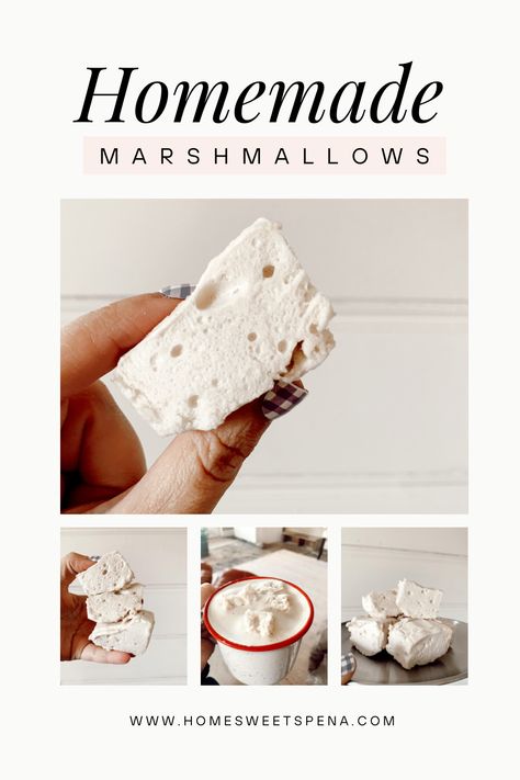 Marshmallow Recipe Without Corn Syrup, Marshmallows Without Corn Syrup, Marshmellow Treats, Maple Marshmallows, Flavored Marshmallows, Vanilla Marshmallows, Recipes With Marshmallows, Homemade Marshmallows, Corn Recipes