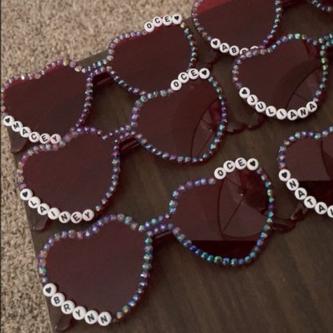 CUSTOMIZABLE RED HEART BEDAZZLED SUNGLASSES  ❤️ Bedazzled Sunglasses, Heart Shaped Glasses, Heart Glasses, Sunglasses Shop, Red Heart, Sports Team, Blue Purple, Pink Blue, Blue And Purple