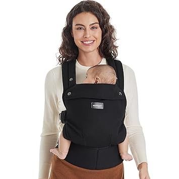 Amazon.com : Momcozy Baby Carrier Newborn to Toddler - Ergonomic, Cozy and Lightweight Infant Carrier for 7-44lbs, Effortless to Put On, Ideal for Hands-Free Parenting, Enhanced Lumbar Support, Black : Baby Infant Carrier, Baby Travel Gear, Baby Carrier Accessories, Toddler Carrier, Baby Carrier Newborn, Lightweight Baby, Pregnancy Essentials, Baby Legs, Wrap Carrier