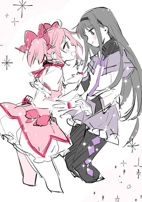 Mahō Shōjo Madoka Magica, Mahō Shōjo, 5 Anime, Puella Magi Madoka Magica, Madoka Magica, 영감을 주는 캐릭터, Cute Art Styles, Art Reference Poses, Magical Girl