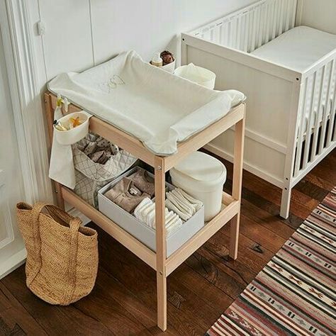 Baby Zimmer Ikea, Baby Corner, Baby Nursery Inspiration, Baby Room Organization, Parents Room, Nursery Room Design, Baby Room Inspiration, Baby Boy Room Nursery, Nursery Room Inspiration