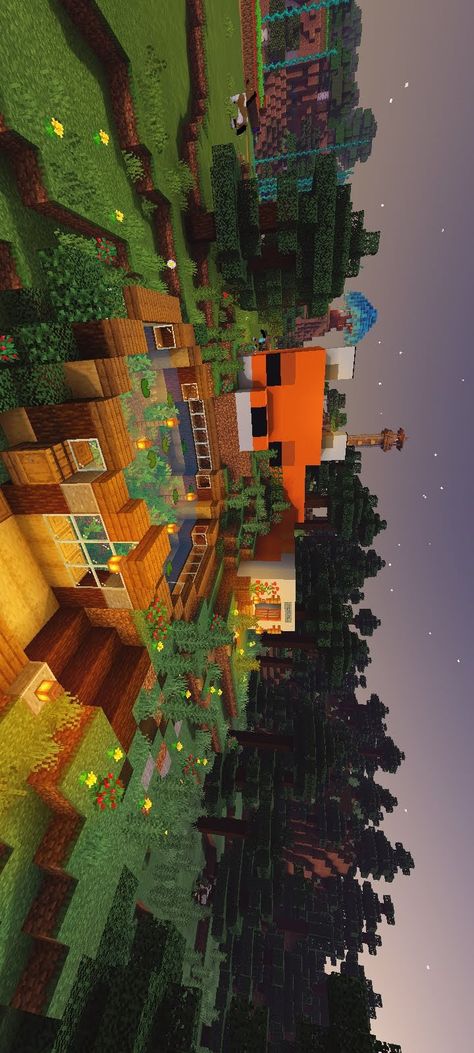 Minecraft Fox Wallpaper, Fox Minecraft Build, Minecraft Things, Bangunan Minecraft, Minecraft Wallpaper, Minecraft Plans, Minecraft Stuff, Minecraft Builds, Minecraft Creations