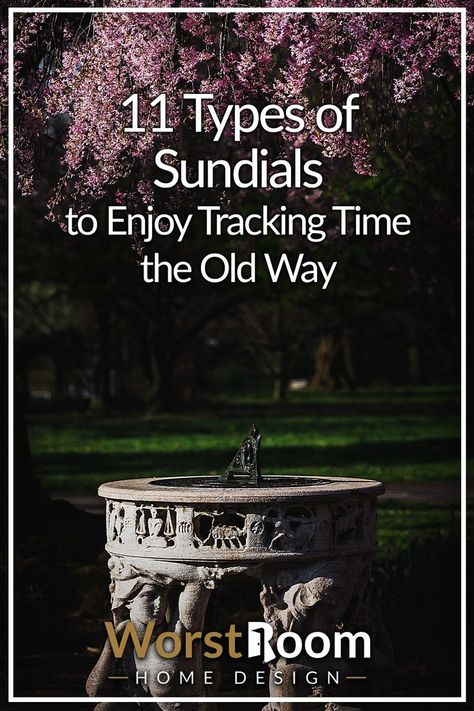 types of sundials Garden Clocks, Patio Inspiration, Sundials, Backyard Spaces, Time Clock, Diy Clock, Diy Wood Projects, Lawn Garden, Bird Bath