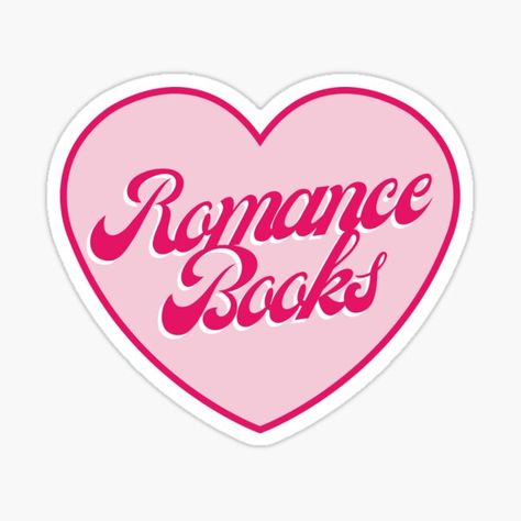 Romance Books Stickers, Book Lovers Stickers, Romance Book Stickers, Romance Stickers, Kindle Girlie, Books Journal, Stickers Books, Romcom Books, Pink Stickers