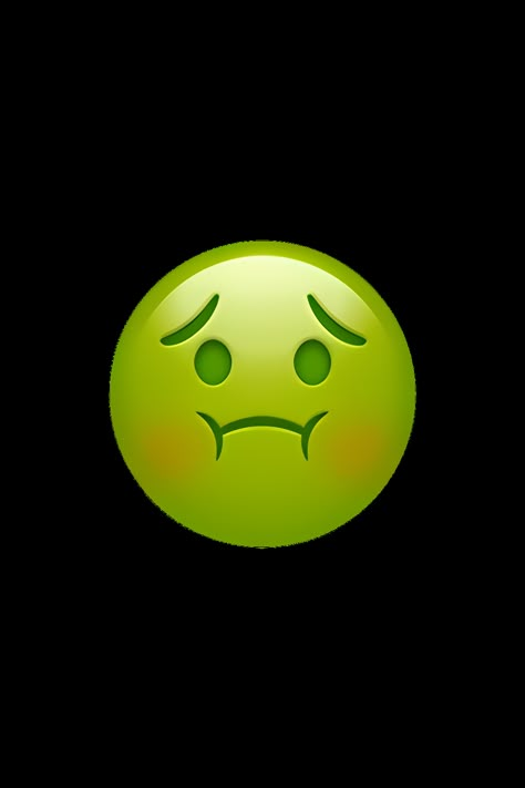 The 🤢 Nauseated Face emoji depicts a yellow face with a greenish tint, furrowed eyebrows, and a frown. The eyes are closed and the mouth is open, as if the person is about to vomit. There are also small droplets above the head, indicating sweat or sickness. Overall, the emoji conveys a feeling of extreme disgust or nausea. Sick Face, Disgusting Face, Disgusted Emoji, Pretty Emojis, Vomit Emoji, Sick Emoji, Apple Emojis, Disgusted Face, Emoji Combinations