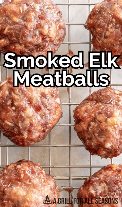 Ground Elk Sausage Recipes, Recipes With Ground Elk Meat, Ground Elk Recipes Healthy, Elk Burger Recipes, Ground Elk Recipes Dinners, Elk Meatballs, Elk Recipes Ground, Elk Meatballs Recipes, Ground Elk Recipes