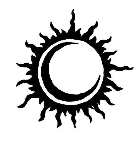 Eclipse Tattoo, Avatar Tattoo, Eclipse Solar, Sharpie Tattoos, Bow Tattoo, Sun Tattoos, Sharpie Art, Diy Tattoo, Sun Tattoo