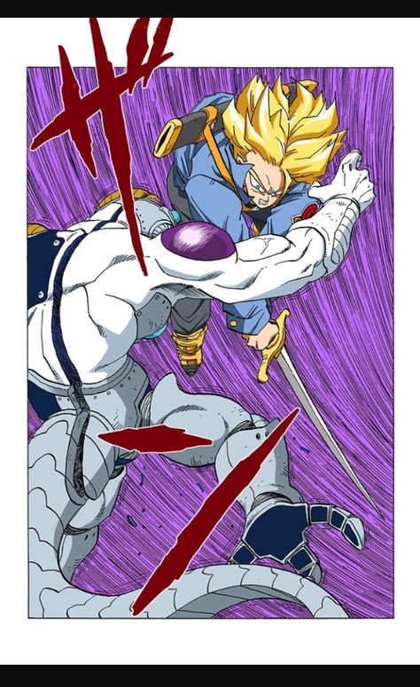 Trunks slicing and dicing Freiza Future Trunks Dbz, Asian Dragon Tattoo, Kuchiki Byakuya, Dbz Wallpapers, Dbz Manga, Image Dbz, Dragon Ball Tattoo, Future Trunks, Asian Dragon