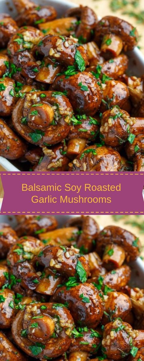 Roasted Garlic Mushrooms, Mushrooms Roasted, Garlic Mushrooms Recipes, Garlic Mushrooms, Christmas Lunch, Dinner Sides, Garlic Sauce, Mushroom Recipes, Recipes Dinner