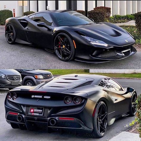 Ferrari F8 Tributo Black, Ferrari Fxxk, Black Ferrari, Ferrari F8 Tributo, F8 Tributo, Ferrari F8, Ferrari Cars, High End Cars, Ferrari Laferrari