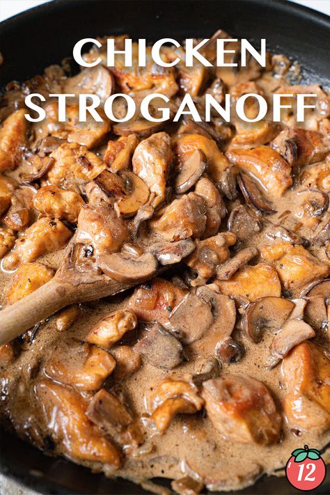 Easy Chicken Stroganoff | 12 Tomatoes Easy Chicken Stroganoff 12 Tomatoes, 12 Tomatoes Easy Chicken Stroganoff, 12 Tomatoes Recipes Chicken, 12tomatoes Recipes, Easy Chicken Stroganoff Recipe, Easy Chicken Stroganoff, Chicken Stroganoff Recipe, Chicken And Pasta, 12 Tomatoes Recipes