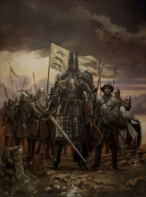 Gregor Clegane, Asoiaf Art, Gra O Tron, Fantasy Battle, Game Of Thrones Art, Image Painting, Knight Art, The Elder Scrolls, Fire Art