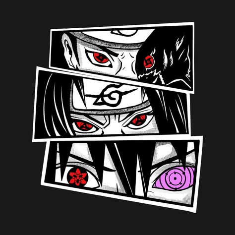 Eyes Naruto Anime, Anime Eyes Tshirt Design, Itachi Graphic Design, Naruto Design Shirt, Naruto Tshirt Print Design, Anime T Shirt Design Ideas Naruto, Anime Tees Design, Gaming T Shirt Designs, Anime Tshirt Design Ideas Naruto