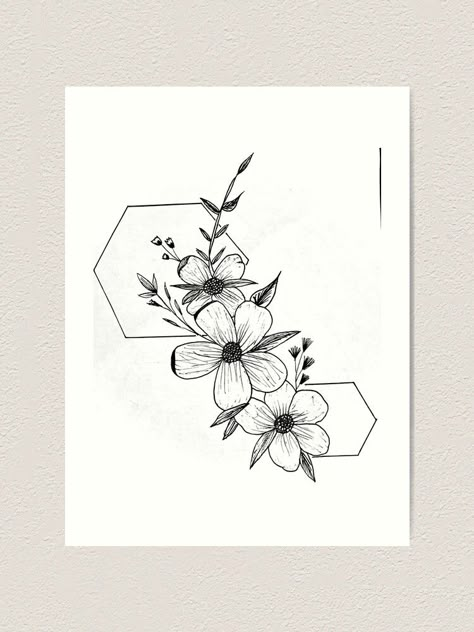 "February Birth Flower" Art Print by hollyelise18 | Redbubble February Birth Flowers Tattoo, February Birth Flower Tattoo Ideas, Feb Flower Tattoo, February And April Flower Tattoo, February Birth Tattoo Ideas, February Birth Tattoo, February Birth Flower Drawing, Tattoo Ideas Flower Birth Month February, February Tattoo Symbols Birth Month