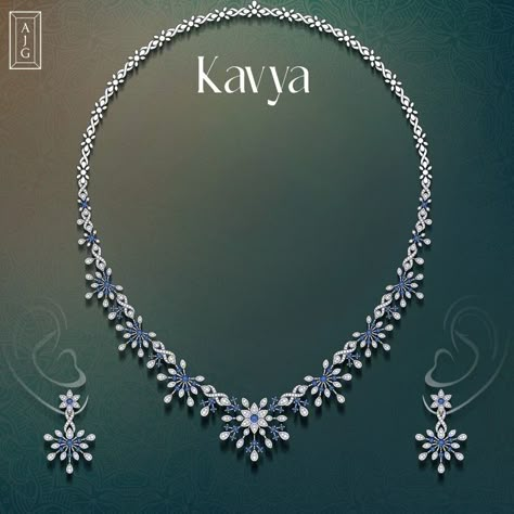 The house of AJG rekindles the magic into its most loved collection of 2022. KAVYA - A poetically beautiful collection of bridal necklaces, earrings, rings and bracelets. Connect with us to view the full catalogue. #AmitJGhosh #Kavya #JewelryDesigner #BridesOfIndia #BridesOfArabia Poetically Beautiful, Small Diamond Necklace, Bridal Necklaces, Jewelry Sketch, Akshaya Tritiya, Diamond Necklace Simple, Jewelry Necklace Simple, Rose Gold Halo Engagement Ring, Rings And Bracelets