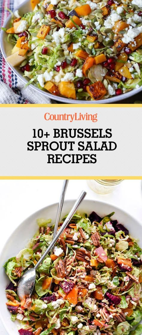 Sprout Salad Recipes, Shredded Brussels Sprouts Recipe, Raspberry Souffle, Shredded Brussel Sprout Salad, Brussel Sprout Salad Recipes, Shaved Brussel Sprouts, Brussels Sprout Salad, Sprout Salad, Shredded Brussel Sprouts