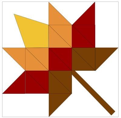 Maple Leaf Barn Quilt, Pumpkin Barn Quilt Pattern, Halloween Barn Quilt, Fall Barn Quilt Patterns, Pumpkin Barn Quilt, How To Make A Barn Quilt, Fall Barn Quilts, Fall Quilt Blocks, Wood Lath Art