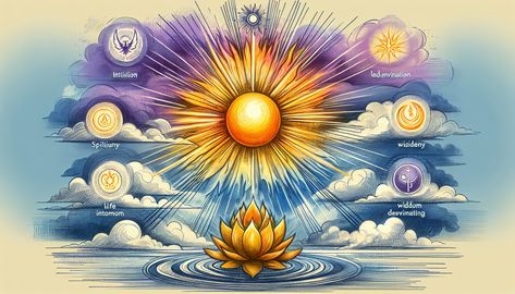 Sun spiritual meaning The Sun Meaning, Sun Tattoo Meaning, Spiritual Sun, Rainbow Meaning, Native American Beliefs, Dream Analysis, Spirit Animal Meaning, Animal Meanings, Dream Meanings