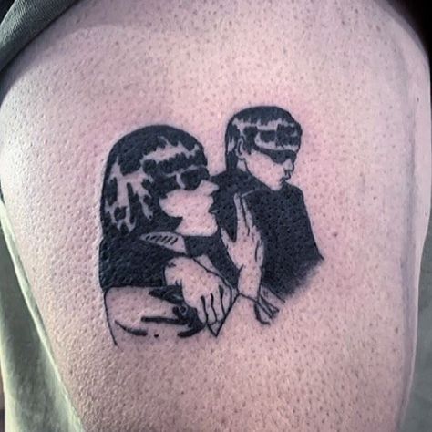 Bauhaus Tattoo Band, Fugazi Tattoo, Boognish Tattoo, Sonic Youth Tattoo, Modern Baseball Tattoo, New Tattoos Men, Slowdive Tattoo, Elliott Smith Tattoo, Sonic Tattoo