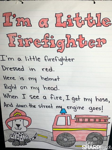 Grab the FREE tools of a firefighter circle map and celebrate Fire Safety Week with these fire safety activities for preschool, pre-k and kindergarten! Includes a fire truck craft, fire safety books, firefighter poem and fire safety rules for fire prevention month. #firesafety #firesafetyweek #firesafetyprevention #fireprevention #firesafetycrafts #preschool #kindergarten #firstgrade Teaching Fire Safety To Preschool, Fire Safety Art Projects For Toddlers, Fire Safety Preschool Circle Time, Activities For Fire Prevention Week, Fire Fighter Activities Preschool Firefighter Crafts, Firefighter Circle Time, Fire Safety Week Daycare, Fire Prevention Art Preschool, Fire Safety Lesson Plans For Toddlers