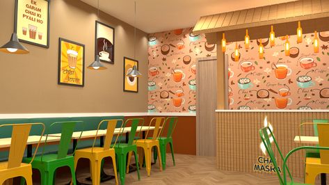 INTERIOR DESIGNER, CAFE DESIGNER , RESTAURANT DESIGNER , DESIGNER Bun Sandwiches, Café Interior, Indian Chai, Warm Lighting, Cozy Cafe, Indian Style, Cafe Interior, Visual Communication, Marketing Materials