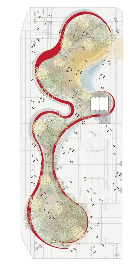 Into the Wild Playground by Dmau, Openfabric Koshino House, Villa Architecture, Architecture Jobs, World Landscape, Landscape Architecture Drawing, Urban Landscape Design, Plans Architecture, Architecture Landscape, Landscape Design Plans