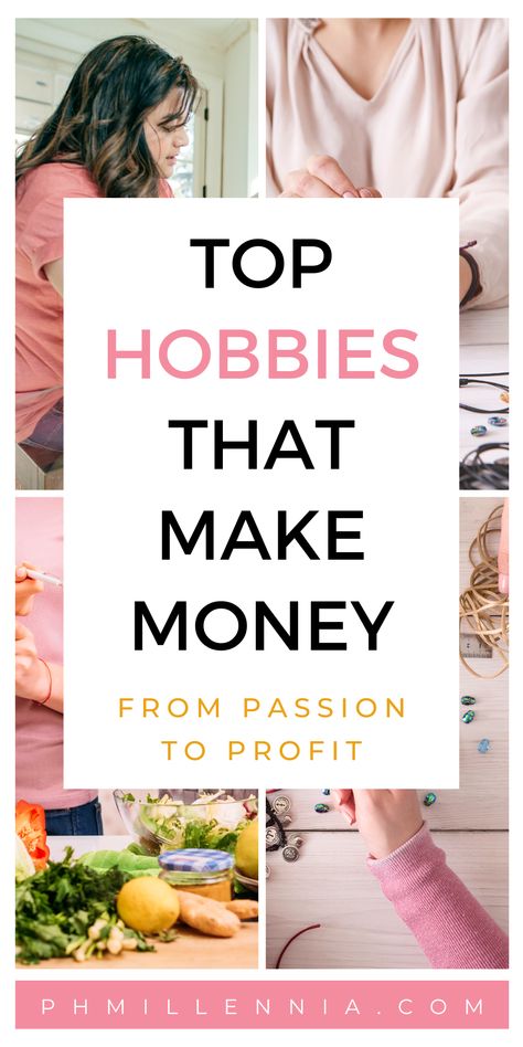 If you’re looking for a way to make some extra cash while doing something you love, look no further! Hobbies can be a great source of income, whether you’re looking to start a small side business or turn passion into a fulltime career. From blogging & photography to game development & app development, the possibilities are endless. Take a look at the top hobbies that can make you money. Whether you’re a creative soul, outdoor enthusiast, or tech-savvy individual, there’s something for everyone. Business Ideas For Students, Small Business Ideas Products, Unusual Hobbies, Side Hustle Money, Small Business Online, Online Work From Home, Hobbies That Make Money, Online Side Hustle, Best Small Business Ideas