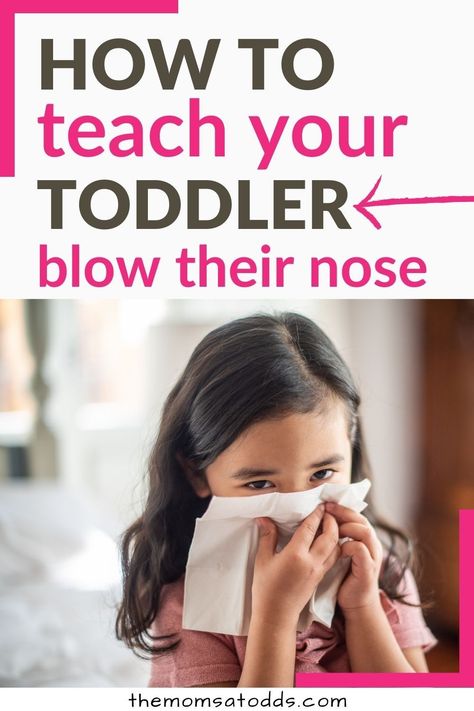 Need tips for teaching a toddler to blow their nose? Use these tips for how to get your toddler to blow their nose! Toddler Runny Nose, Blocked Nose, Toddler Schedule, Tantrums Toddler, Working Mom Tips, Toddler Discipline, Teaching Toddlers, Nose Shapes, Runny Nose