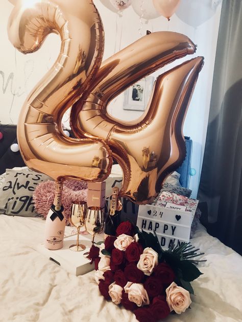 31st birthday ideas for her #31st #birthday #quotes #ideas #for #her 24th Birthday Decorations For Her, 24th Birthday Ideas, 24th Birthday Decorations, 24th Birthday Cake, Happy 24th Birthday, Birthday Cakes For Teens, Anniversaire Diy, Birthday Surprise Boyfriend, Birthday Goals