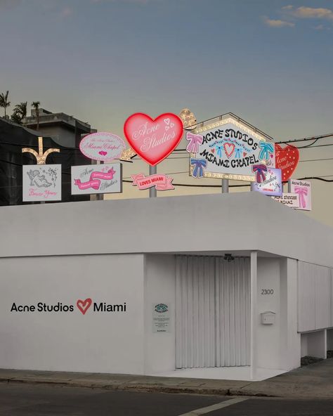 Miami Design District, Miami Art Deco, Wedding Themed, Acne Studio, Wedding Chapel, Miami Design, Design District, Swedish Design, Chapel Wedding