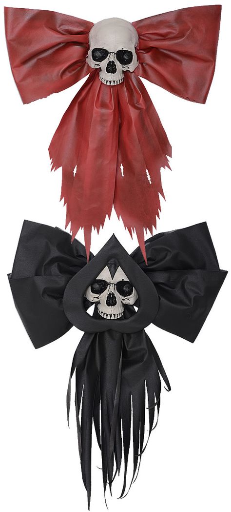 Creepy Christmas Decorations, Krampus Christmas, Scary Christmas, Card Suits, Gothic Christmas, Creepy Christmas, Horror Decor, Dark Christmas, Halloween Bows