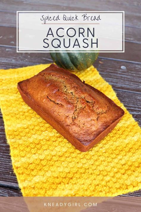 Acorn Squash Bread Recipes, Acorn Squash Bread, Leftover Acorn Squash, Acorn Squash Recipe, Squash Muffins, Squash Bread, Savory Bread Recipe, Homemade Baked Bread, Acorn Squash Recipes