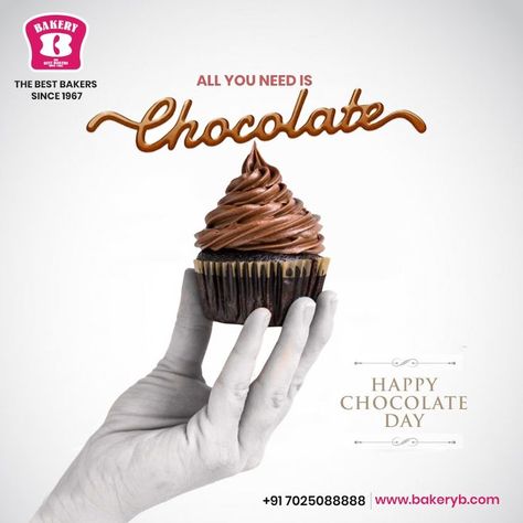 Mcdonald Menu, Happy Chocolate Day, Bakers Chocolate, Creative Advertising Design, Cake Day, Chocolate Day, Christmas Post, Creative Advertising, Just Kidding