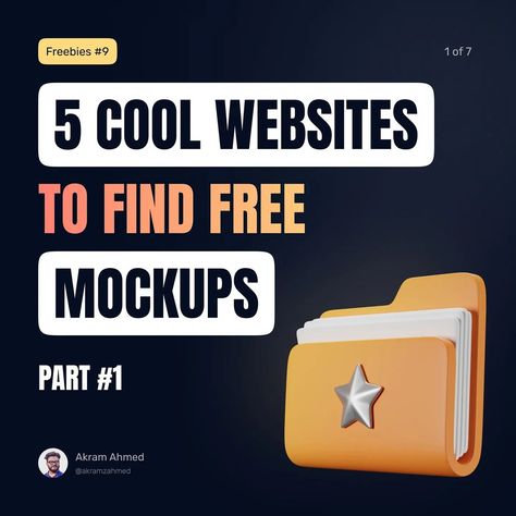 Akram Hossain on Instagram: “Get ready to give a realistic feel to your design! 🙌 Here's my all-time favorite free 5 mockup downloading websites! ✌️ Save it now! 1.…” Free Mockup Website, Website Mockup, Mockup Photoshop, Mockup Downloads, Seo Tips, Free Mockup, Cool Websites, Free Website, Ux Design