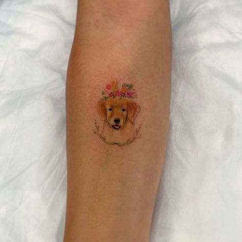 F e l i x o 🐶 done at @casttattoo . . . #tattoo #dog Dog And Flowers, Tattoo Dog, Flowers Tattoo, Flower Tattoos, Tattoos, Dogs, Flowers, Quick Saves