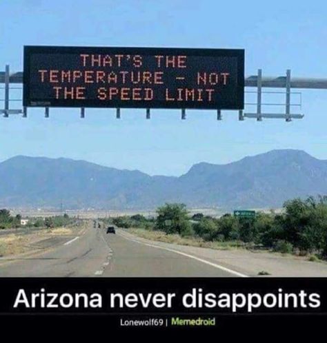 Arizona Humor, Arizona Aesthetic, Funny Road Signs, Arizona Living, Living In Arizona, Desert Dream, Desert Life, Arizona Travel, Real Estate Information