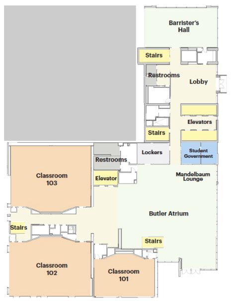 University Layout, University Hallway, Bloxburg University, Law University, School Floor Plan, School Of Law, Door Plan, House Decorating Ideas Apartments, Map Template