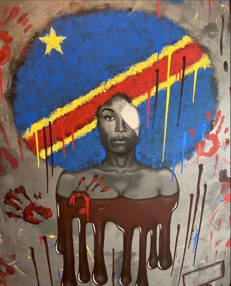 Free Congo Art, Congolese Art, Free Congo, Congolese Culture, Congo Flag, Paris Mood, West Papua, Dr Congo, Afrocentric Art