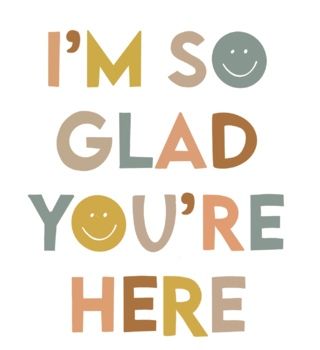 Cute sign that all students should see We Are Glad You Are Here Sign, Yay Youre Here Classroom, Boho Rainbow Quotes, Yay You’re Here Sign, Boho Teacher Sign, Teacher Motivation, Chic Tattoo, Work Office Decor, School Leadership