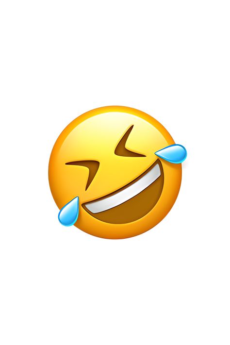 The emoji 🤣 depicts a yellow face with closed eyes and a wide-open mouth, tilted to one side. The face is shown with tears streaming down its cheeks, and it appears to be laughing uncontrollably. The emoji is often used to convey extreme amusement or hilarity, and the rolling eyes suggest that the laughter is so intense that the person is unable to control themselves and may even be rolling on the floor in laughter. Rofl Emoji, Pretty Emojis, Emot Iphone, Emojis Iphone, Emoji Ratings, Iphone Emoji Download, Sweet Message For Girlfriend, Wave Emoji, Meme Emojis No Background