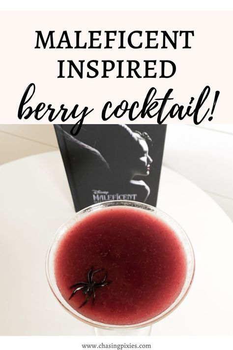 Get ready for a magical Halloween with this Maleficent-inspired berry cocktail! This enchanting drink features a blend of rich berries and a touch of spooky flair, perfect for your Halloween festivities. Discover the recipe and bring a touch of fairy tale magic to your celebrations! 🍸 Maleficent Book, Berry Martini, Maleficent Halloween, Berry Cocktail, Magical Halloween, Halloween Cocktail, Disney Maleficent, Halloween Festivities, Cocktail Book