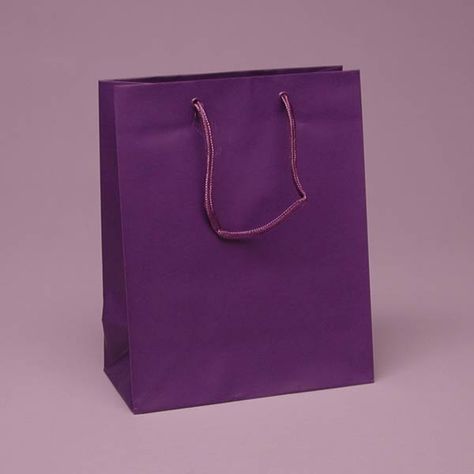 3 X 2-1/2 X 3-1/2 Matte Purple Euro Bag Bus Party, Wedding Favors Ideas, Purple Paper, Wholesale Packaging, Favors Ideas, Business Party, Packaging Supplies, Jewelry Show, Poly Bags